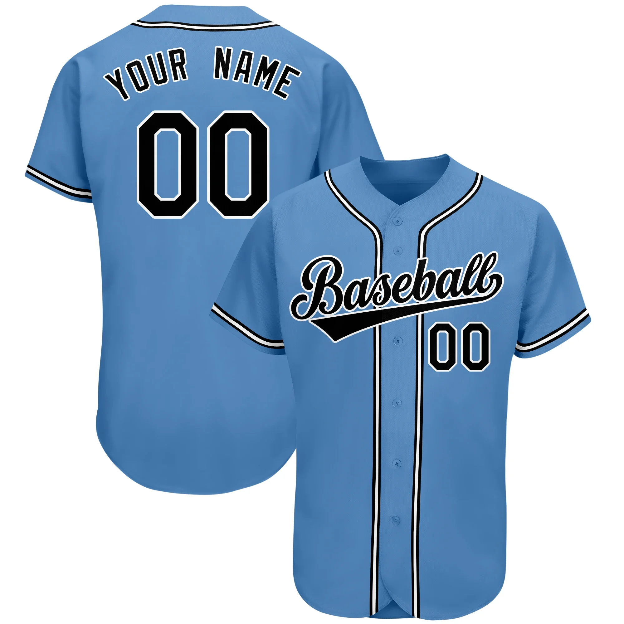 Baseball Jersey Baseball Jersey Full Sublimated Team Name&Numbers Breathable Soft Mesh Softball Uniforms for Adults/Kids Outdoors Game