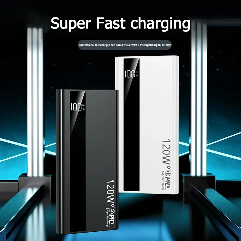 VIVO 200000mAh Power Bank 120W Ricarica rapida Caricabatteria portatile ad alta capacità Moblie Powerbank per iPhone Samsung Huawei - Image 3