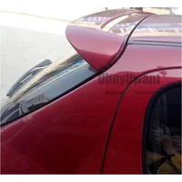 High Quality ABS Material Glossy Black Painted Primer Color Car Rear Roof Wing For Peugeot 206 207 Spoiler 4