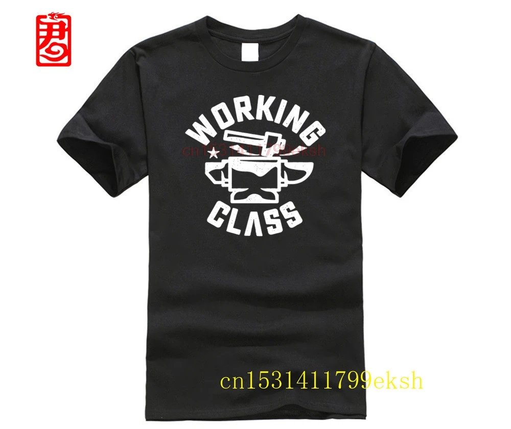 Nuove Magliette Da Uomo In Cotone 2023 Estate 100% Custom Working Class Incudine Hammer Fabbro Metal Work Mens Charcoal Tee Shirt