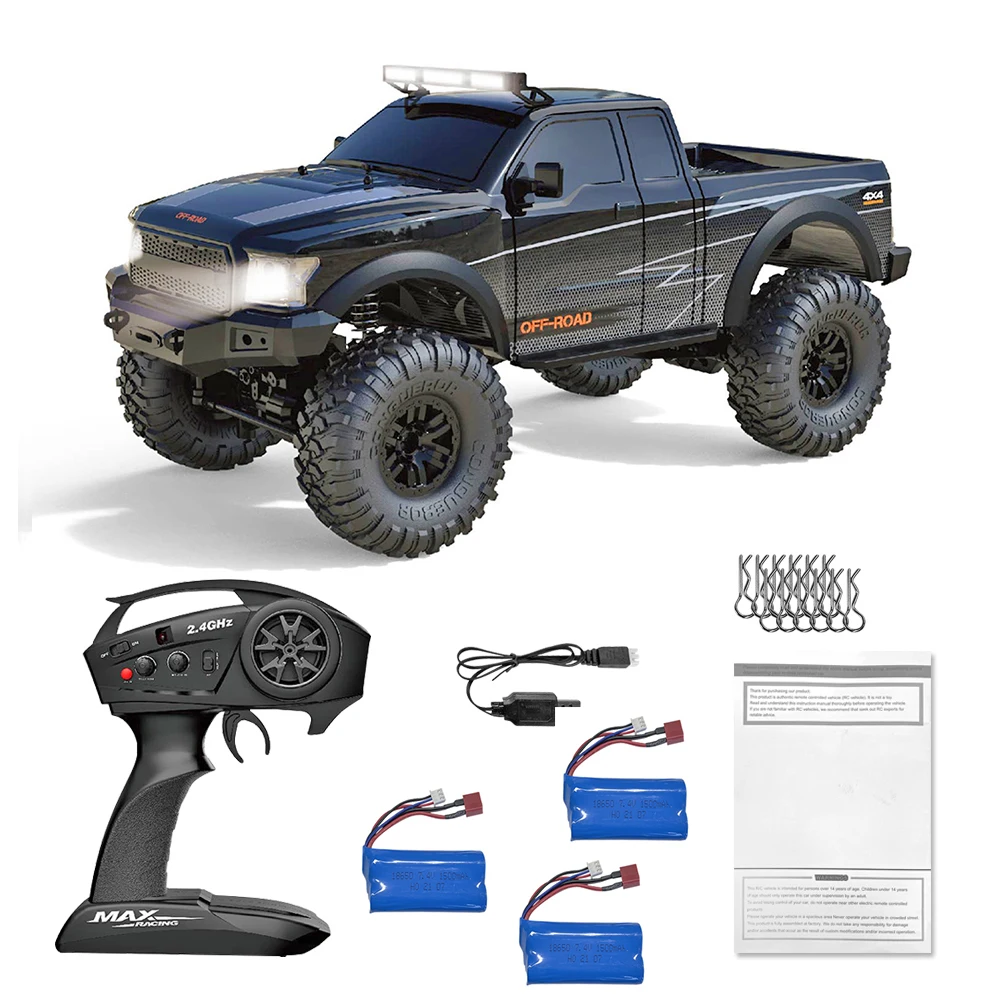 ZP1005Remote Control Car,2.4G 4WD RC Car All-Terrain 15Km/h 1:10 Off-Road Monster Truck Toy for Birthday Present Boys Kids Gifts rc drift cars RC Cars