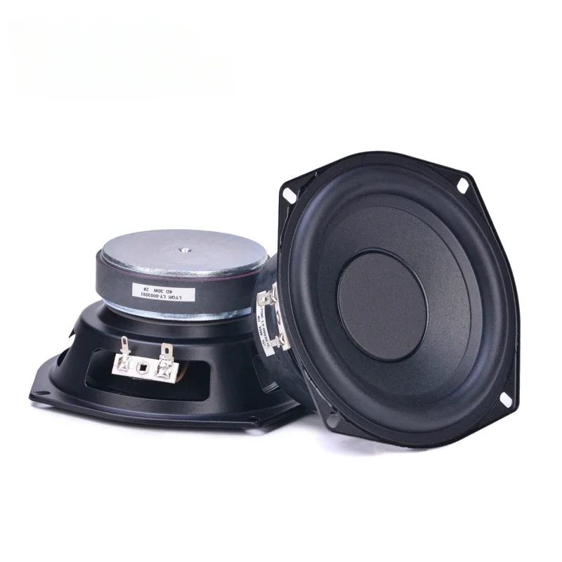 SOTAMIA 1Pcs 5.25 Inch Subwoofer Audio Speaker 4 Ohm 30W Woofer Speaker Unit Strong Bass HIFI Music Home Bookshelf Loudspeaker