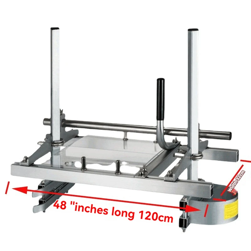 Industrial Grade 48" Portable Chainsaw Mill Horizontal Band Saw for Woodworking for Builders