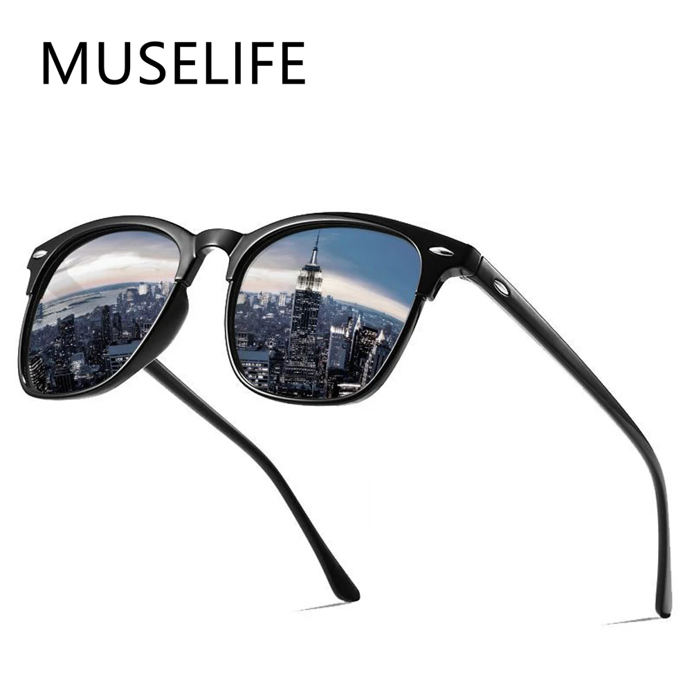 Polarized Sunglasses Vintage Men Anti-reflective Mirror Classic_voghion.com