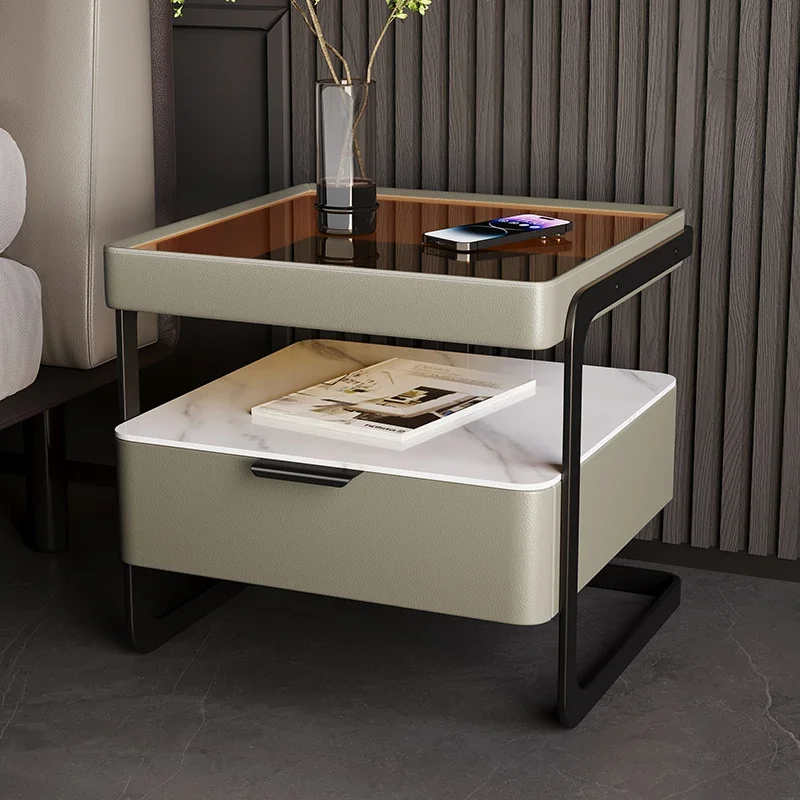 

Bedside Storage Nightstand Nordic Modern Bedroom Living Room Nightstands Corner Cabinet Mesa De Cabeceira Furniture For Bedroom