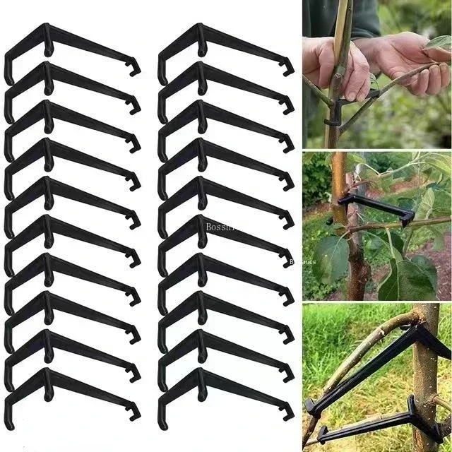 Fruit Tree Clips Plant Vines Support Twisting Shapers Branches Puller Twist Styling Curved 10-30Pcs plastic plant clips plant clips