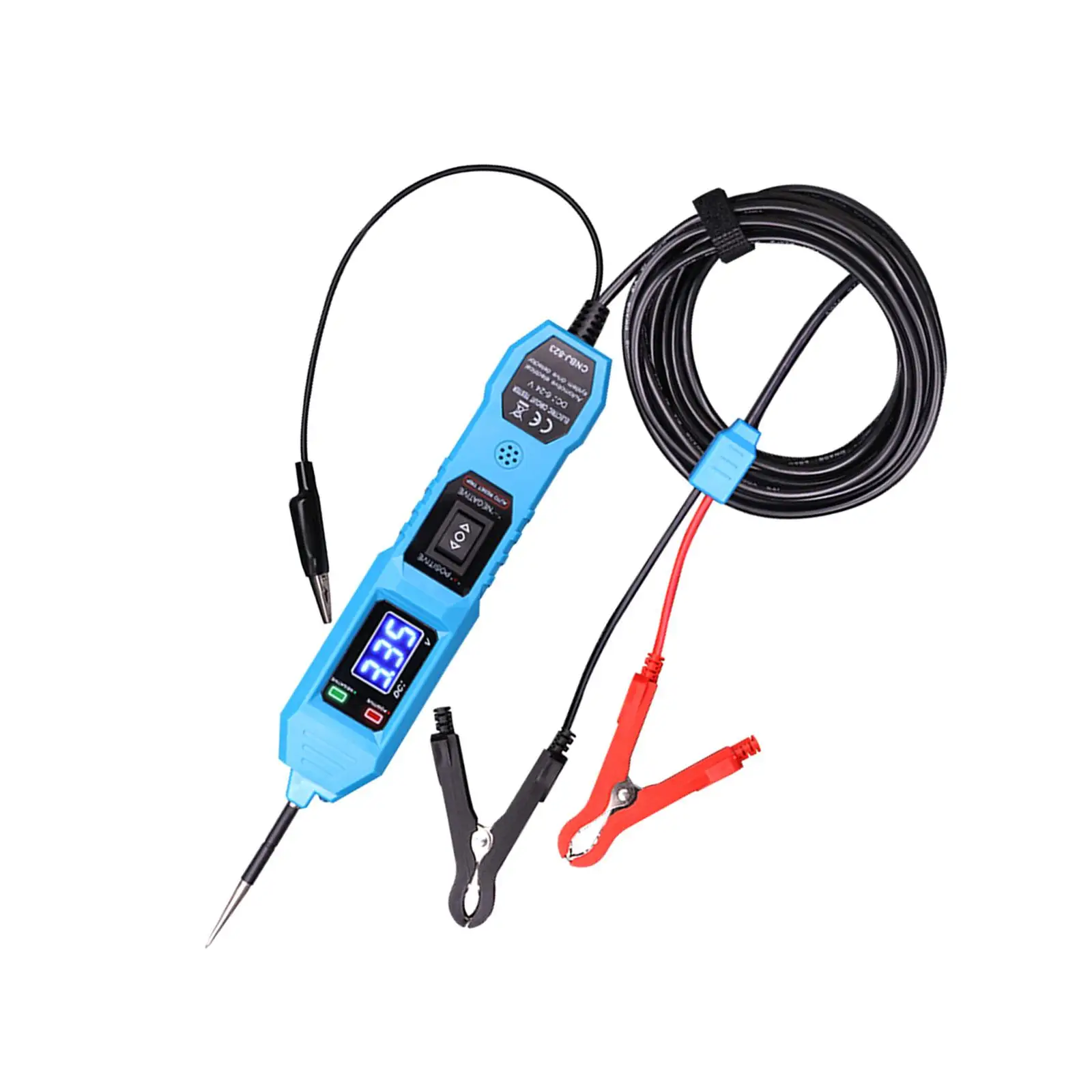 Power Probe Tester 3,5-36 V DC Kfz-Prüfleuchte Auto-Stromkreistester für Motorradfahrzeuge Autos LKW-Anhänger Power Probe Tester 3.5-36V DC Automotive Test Light Car Electric Circuit Tester for Motorcycle Vehicles Cars Truck Trailers
