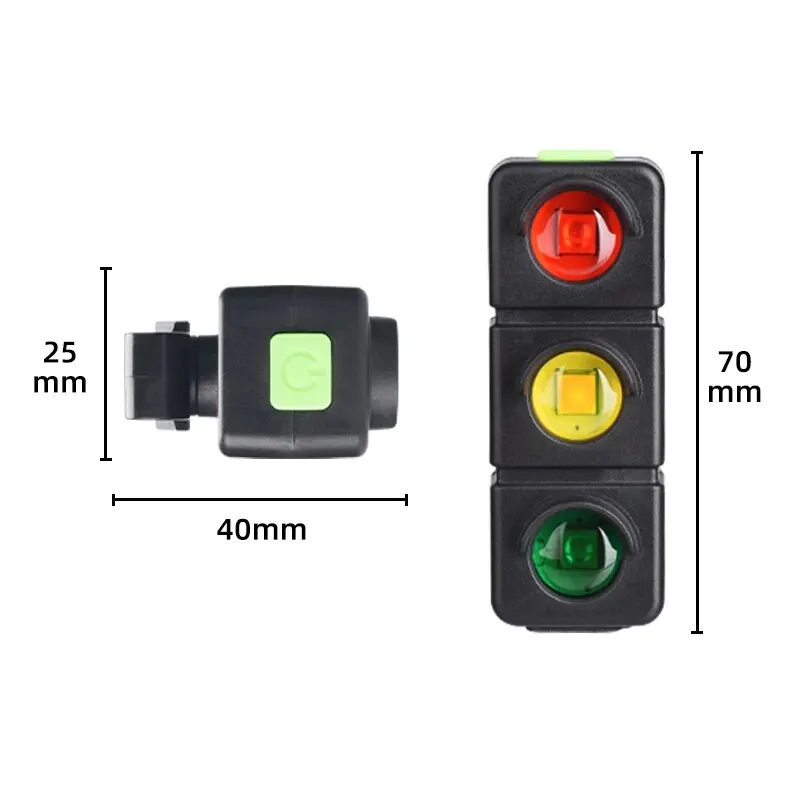 COBA LED Bicycle Taillight Red Blue Green Caution Emergency Police Light Clip USB Rechargeable Cycling Flashing Warning