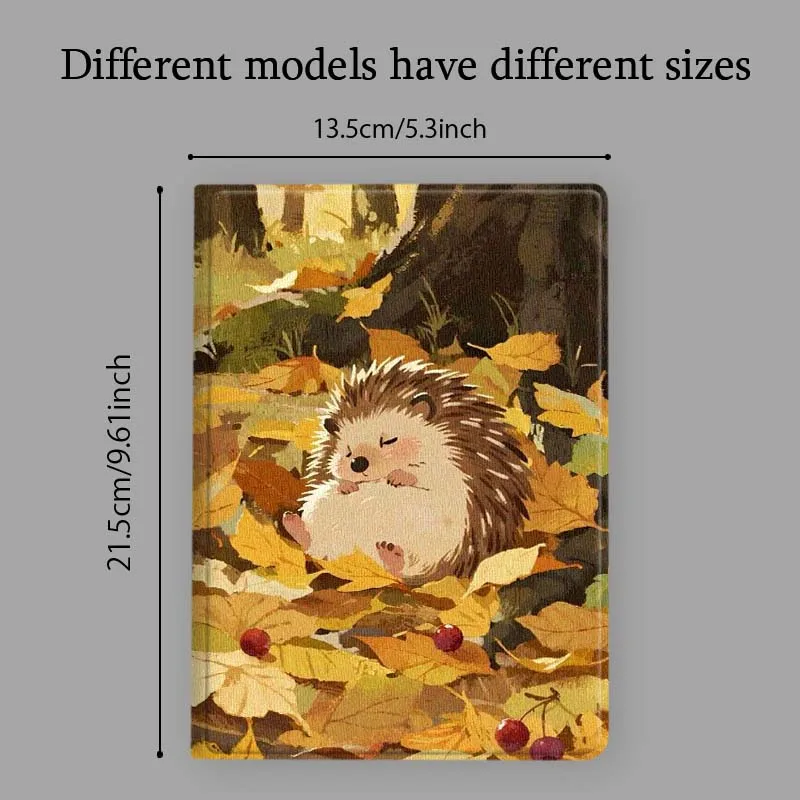 Adorable Hedgehog Soft Tablet Case Sleeve