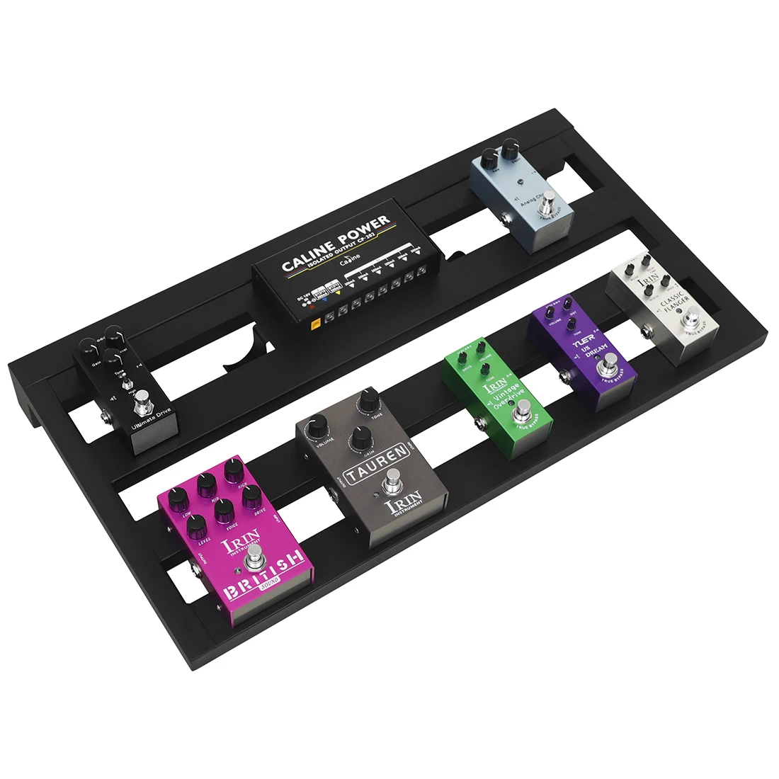 Tragbare Gitarre Pedal Board Effekt Pedalboard Aluminium Legierung Super Licht Gitarre Pedal Board Musikinstrument Zubehör – Detail 3