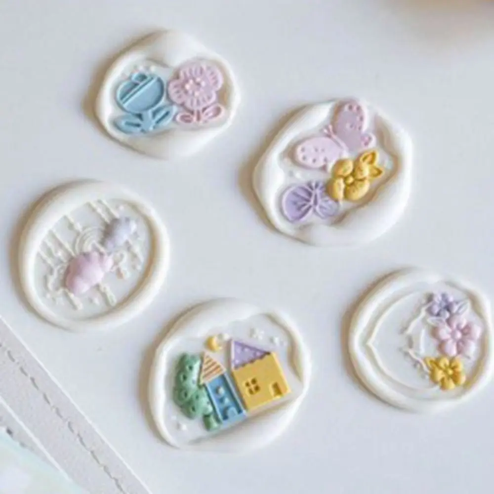 헤드 로즈 엠보싱 씰링 왁스 스탬프 DIY 도구 꽃 빈티지 사쿠라 왁스 씰 스탬프 잎사귀 앤틱 메탈