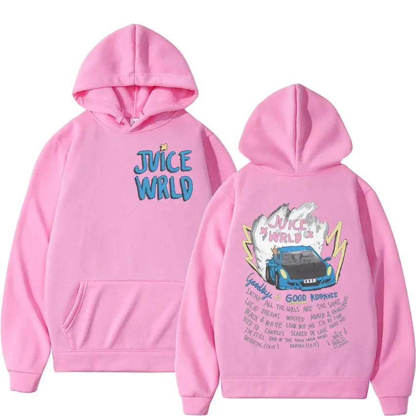Rapper Juice Wrld Album Graphic Hoodie Men Women Hip Hop Trend Rap Sweatshirts Autumn Winter Fashion Vintage Oversized Pullovers