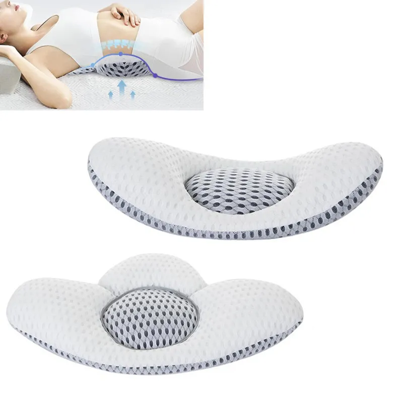 Pregnant Women Pillow 3D Waist Buckwheat Sleep Pillow Bed Back lumbar Support Lumbar For Home Prevent Muscle Strain