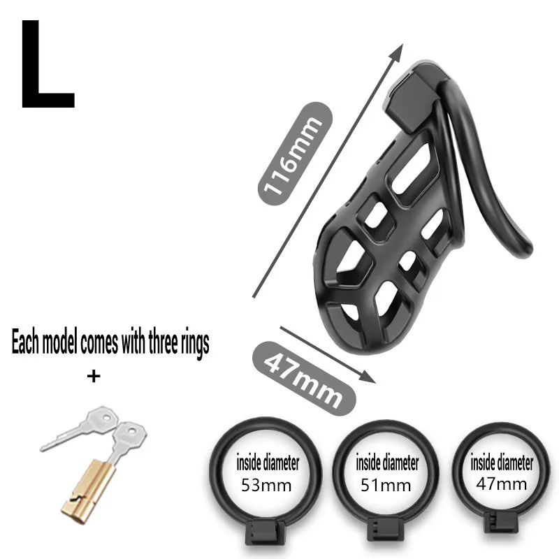 Male SM Penis Bondage, Chastity Lock, Alternative Toy, Birdcage, Ring, Massage, Chastity, Adult Sex Toys