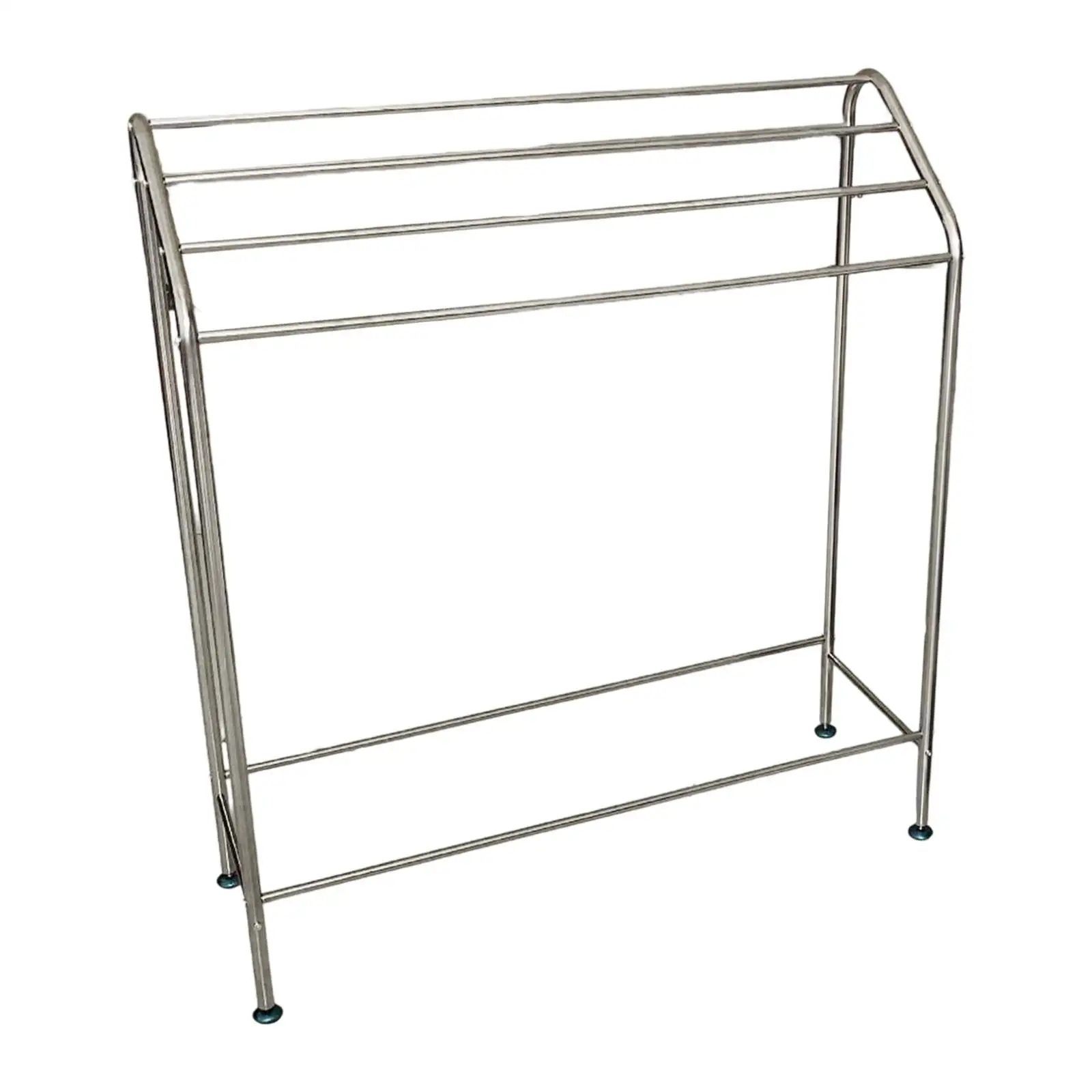 Floor Towel Rack Multifunctional Bathroom Storage Shelf Sturdy Blanket Display Rack for Hotel Closet Laundry Room Home Household