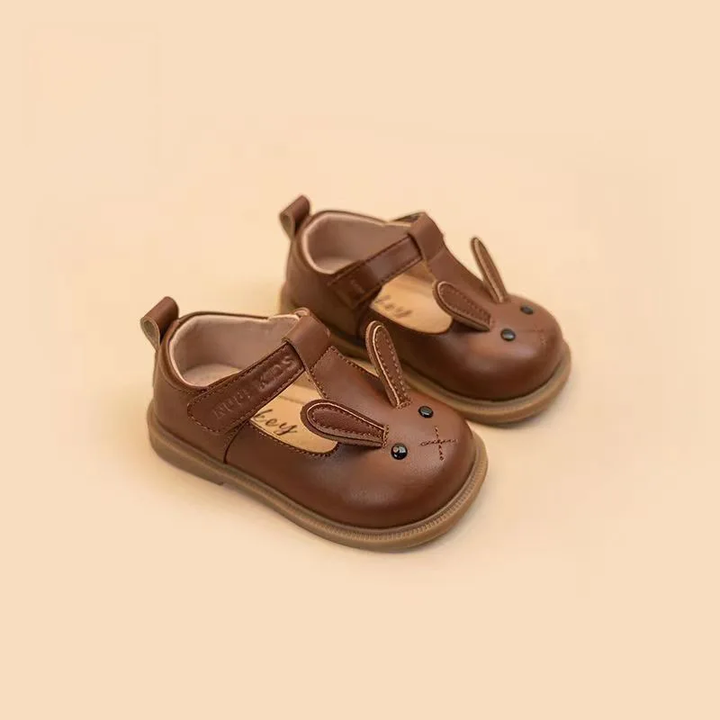 2024 Spring Autumn Girl Shoes Soft Sole Patent Leather Shoe Lovely Cartoon Toddler Shoes Kids Casual School Princess Party Shoes 6