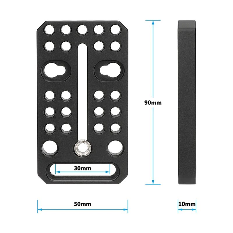 Hdrig Multipurpose Cheese Plate Câmera Rig Quick Release Baseplate para Sony Canon Dslr Acessórios - Image 2