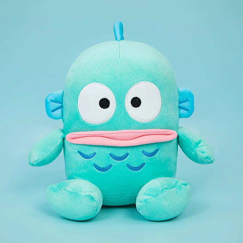 thumbnail image 1 of 11/38CM Sanrio Genuine Cartoon Hatton Ugly Fish Plush Toys Funny Octopus Hat Super Soft Cute Children Plush Doll Pendant Pillow, 1 of 5