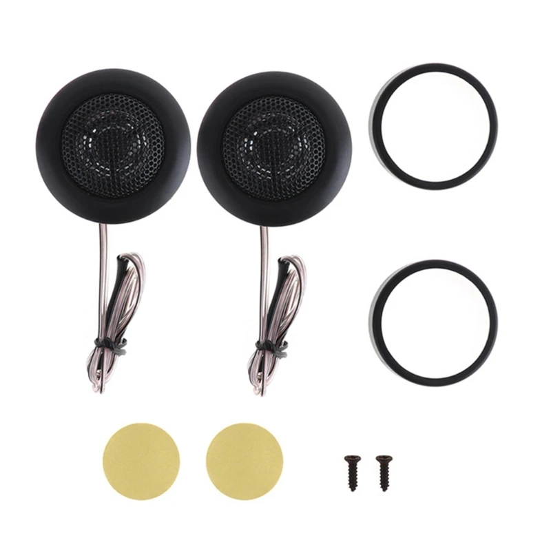 Universal high efficiency dome tweeter loudspeaker 1Pair 2x 120W loud speaker power audio sound dome tweeter speakers