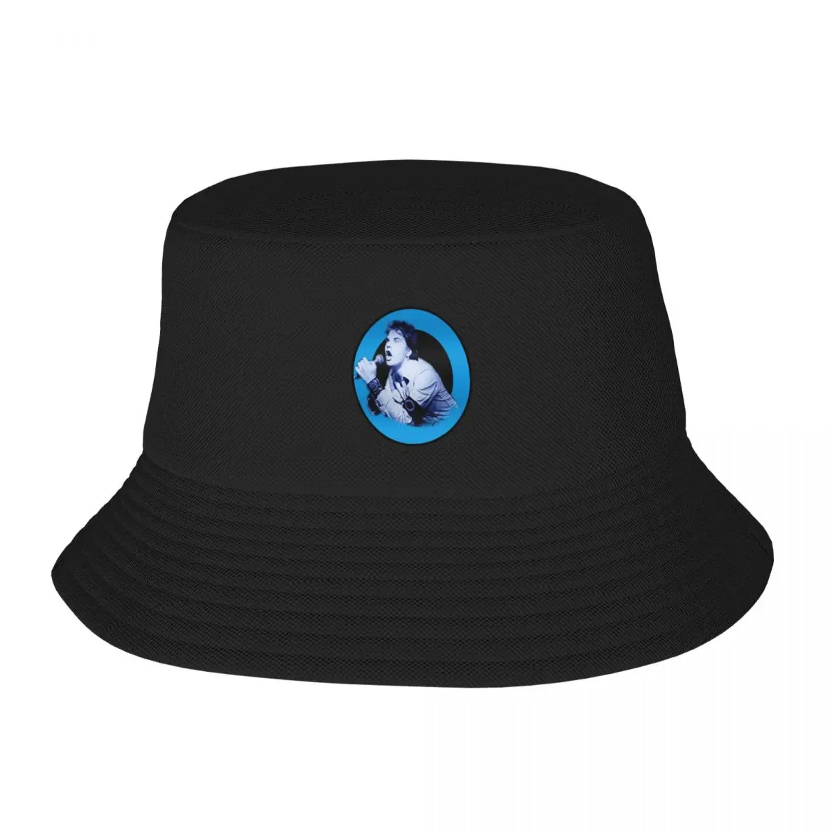 

Darby in Blue Round Bucket Hat Cosplay funny hat Male Women's Hats For The Sun Men's