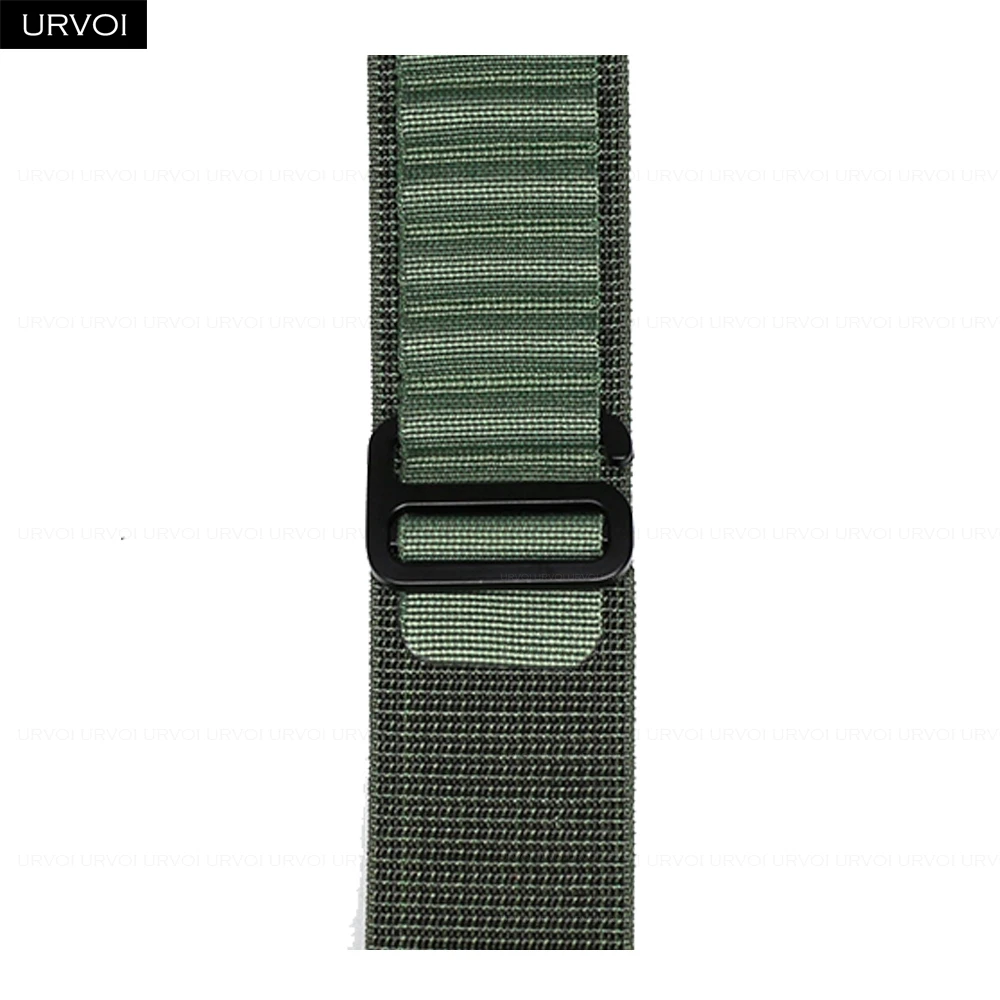 URVOI Black Woven Polyester Alpine Loop Strap with G-Hook Closure