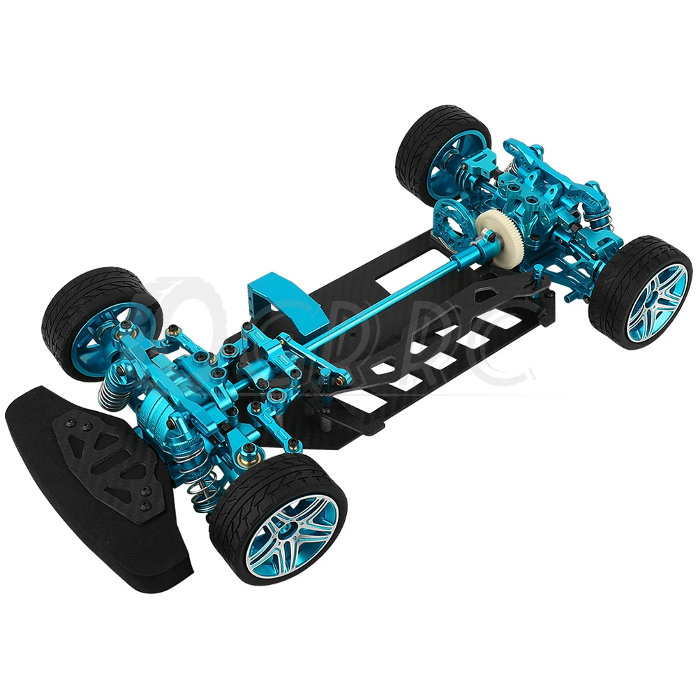 Metal Alloy & Carbon Fiber Frame Chassis with Shock