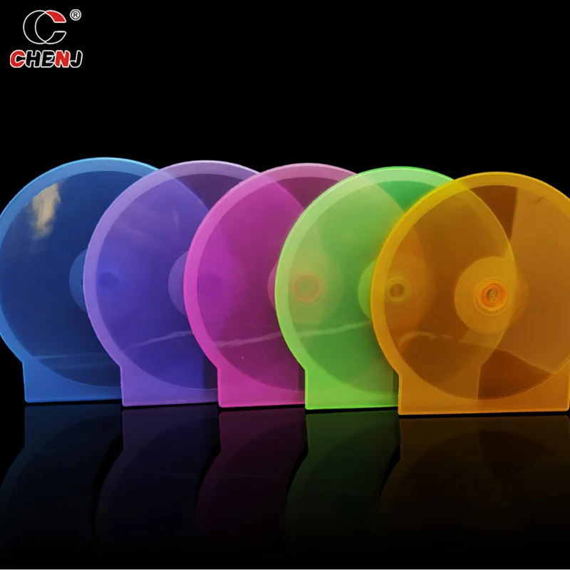 1PC Storage Box 12.5CM Plastic Round Disc CD DVD Disc Box cd dvd storage bag cd dvd storage case storage box bag tape storage box