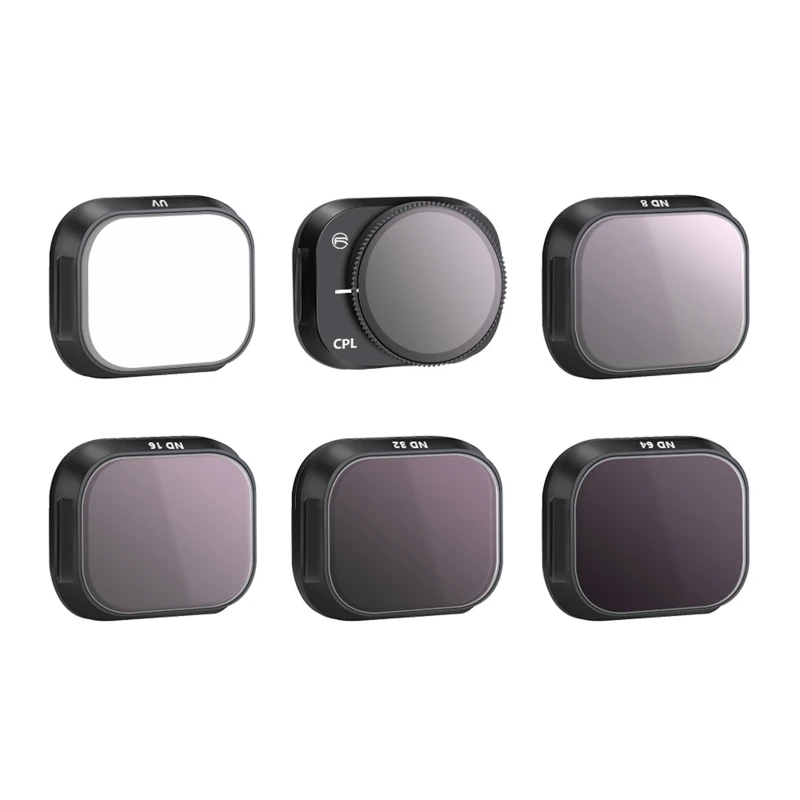 

Набор регулируемых фильтров для Mini 3 UV + CPL + ND8 + ND16 + ND32 + ND64/ND8 + ND16 + ND32 + ND64, фильтр из алюминиевого
