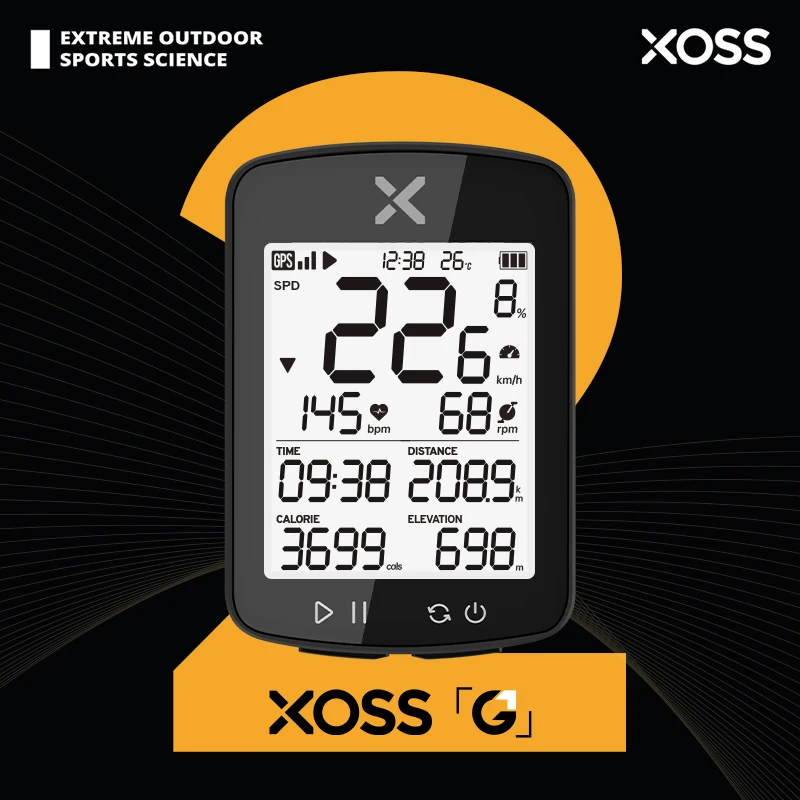 XOSS G2 Bike Computer Wireless GPS Cycling Speedometer Roadbike MTB Waterproof ANT+ Cadence Speed Smart Bicycle Computer
