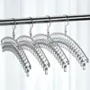 10 Clips Windproof Clothes Drying Hanger Clothing Rack Stainless Steel Sock Laundry Airer Hanger Underwear Socks Holder 1