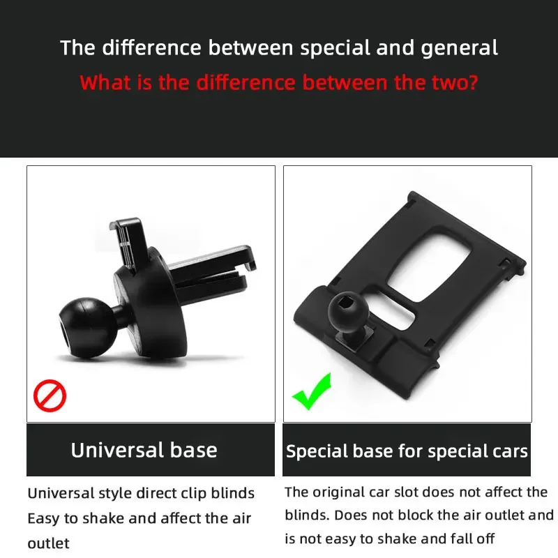 Car Bracket Base For Bmw X1 X2 X3 X4 X5 X6 X7 i3 i4 1 2 3 4 5 6 7 series Buckle Base Fixed Phone Special Holder Auto Accessories