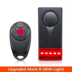 Awapow Wireless Vibration Alarm with Remote Control - 110dB Loud Anti - Theft Security for Bikes, Doors, and Windows (Upgraded Alarm B)