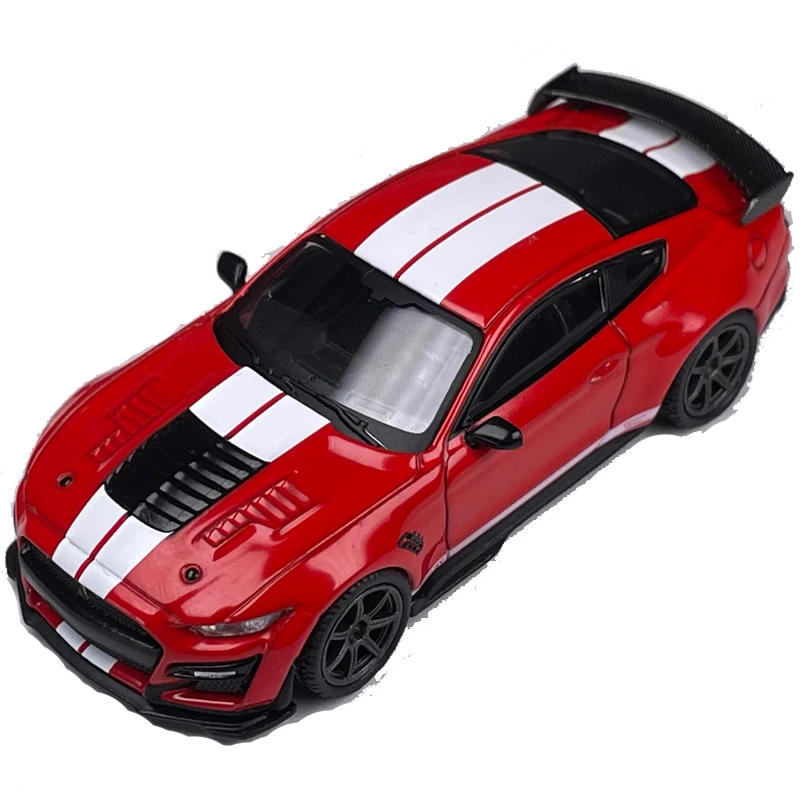 MINIGT 1:64 Scale Ford Mustang Shelby GT500 Alloy Red Car
