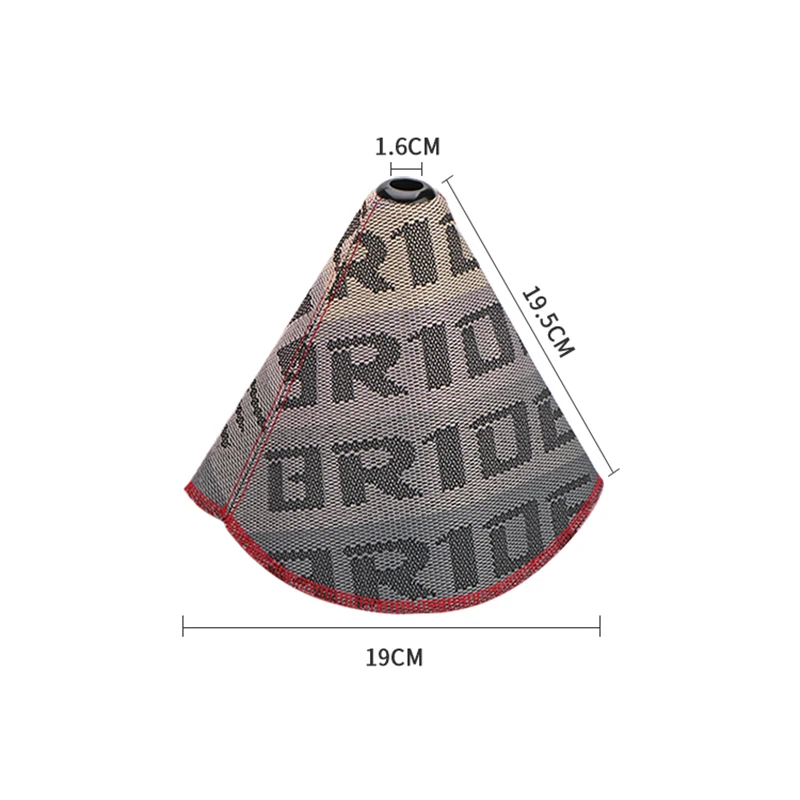 JDM Style Bride Canvas Universal Shift Lever Knob Boot Cover Racing Shift Knob Collars shift lever knob cover