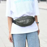 Waterproof Men's Fanny Pack Multi-functional Chest Bag Simple Shoulder Bag Sports Expandable Messenger Bag 2