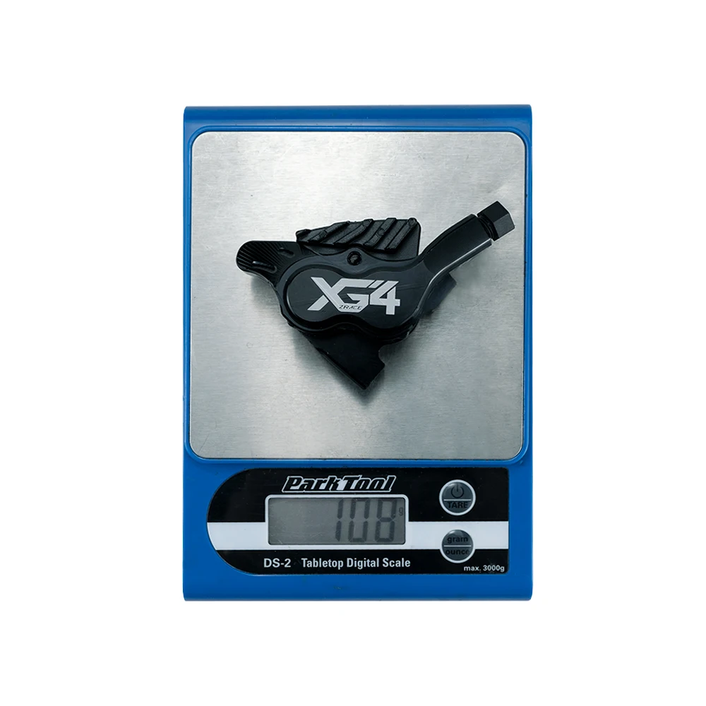 ZRACE XG4 flat mount four-piston caliper, road hydraulic