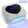 Rechargeable UV LED Nail Lamp 72W Cordless UV Light for Nails With Rhinestone Heart Shaped Manicure Pedicure Machine Nail Tools 1
