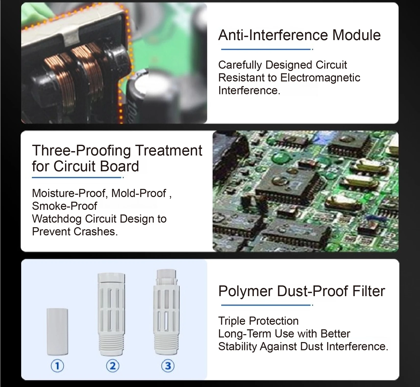 Wall-mounted RS485 Temperature and Humidity Transmitter High Precision Sensor Analog Output External Probe