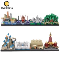 Bricklink Movie Avatar The Last Airbender and The Legend of Korra Architecture Skyline Street View Building Blocks Kid Toys Gift 1
