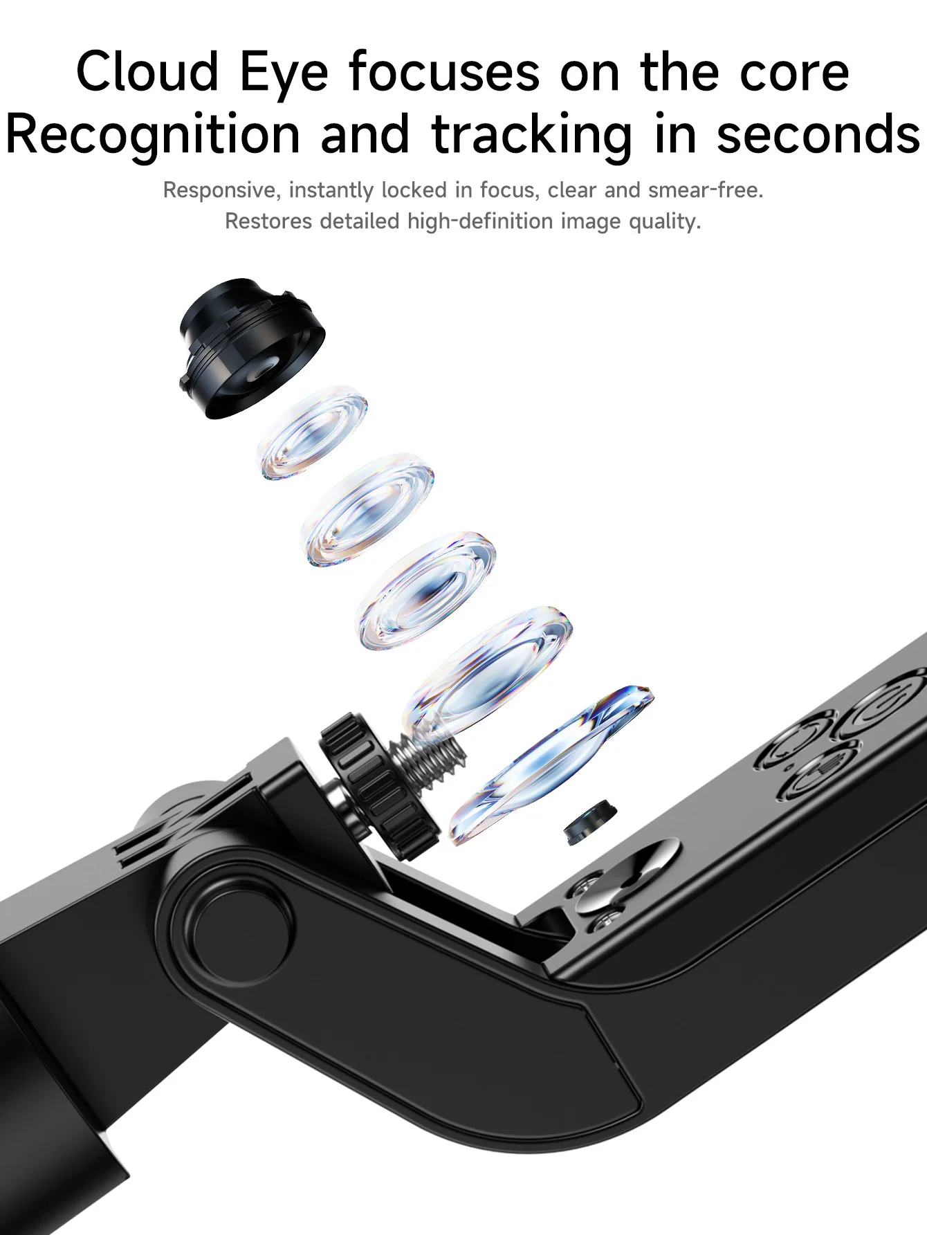 HOCO K32 Smart Face Tracking Gimbal Tripod with Bluetooth