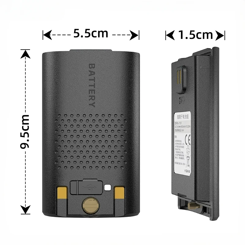 Walkie Talkie UV-17 Pro Li-ion Battery 3800mAh BL-17UV Battery Type C For Boafeng UV-17L UV-17PRO V1 V2 UV-17 Plus Radio 3