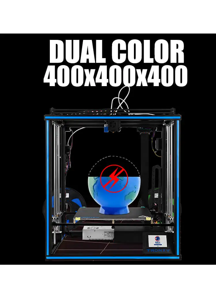 Gravure laser TRONXY XY-3 SE simple double extrudeuse 3D Imprimante