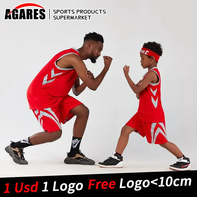 Throwback Basketball Jerseys Men College Basketball Uniforms Adult Kids