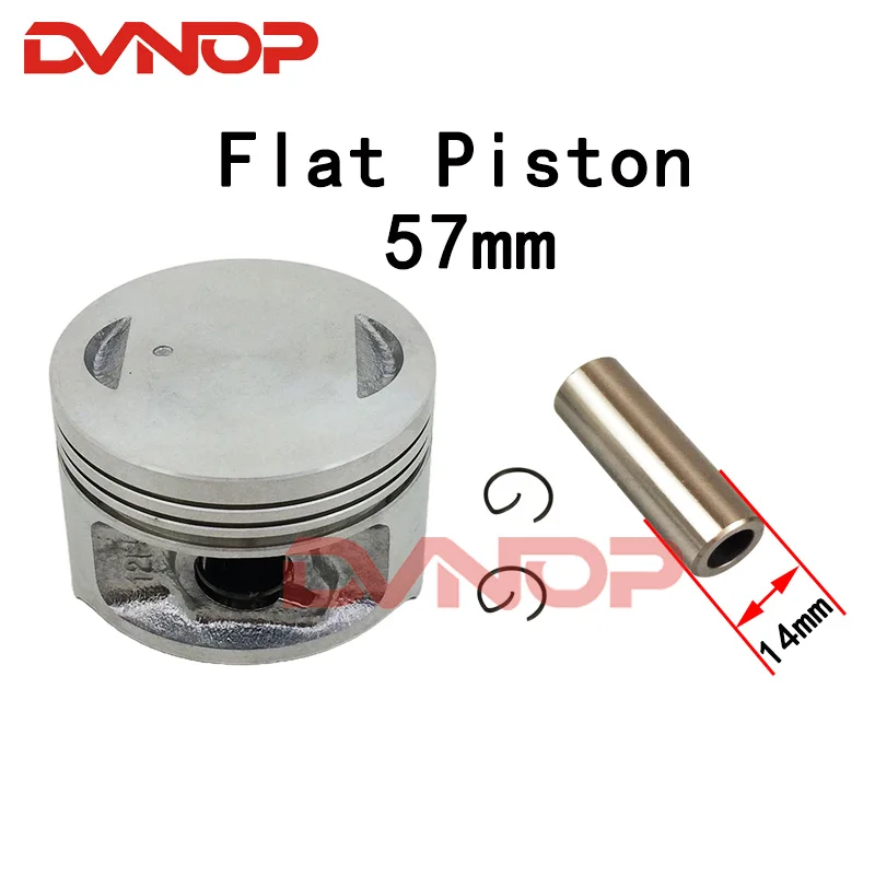 部品 オートバイのボアサイズ57mmの浄化シリンダーブロックとピストン