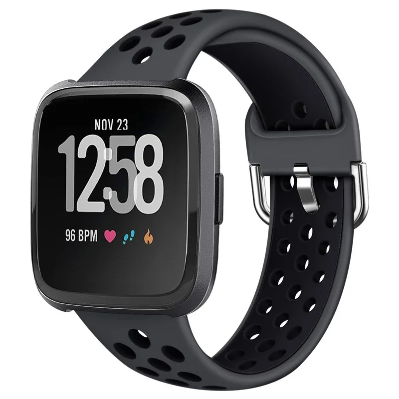 Breathable Silicone Sport Watch Strap Replacement in Vibrant Colors