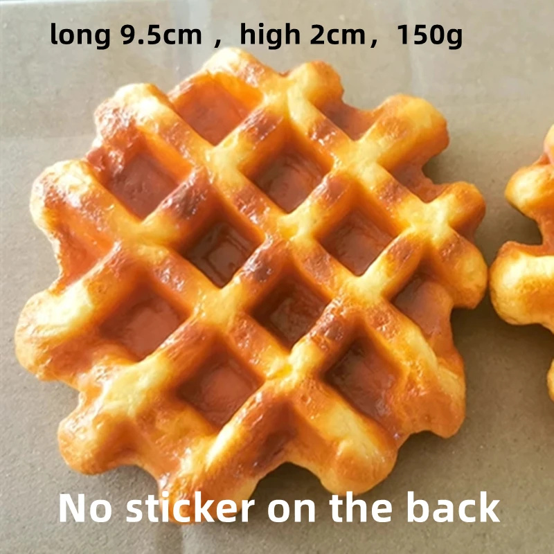 Künstlicher simulierter Karamell-Brunch, künstliche belgische Waffel, Frühstück, Café, Modell, Dessert, Creme, Display, DIY-Schrank, Dekoration, Dim – Detail 20