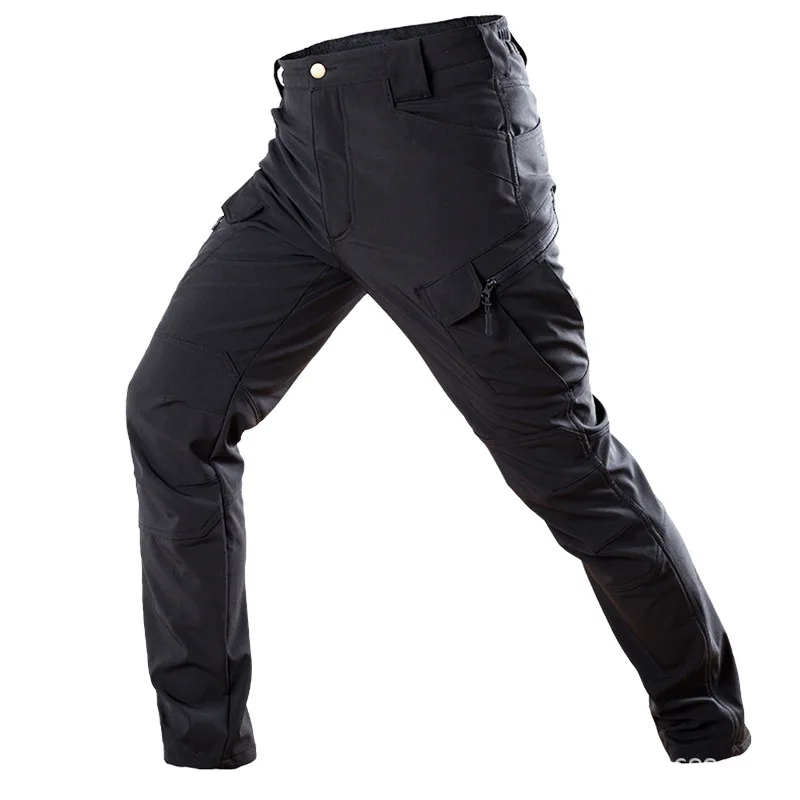 Winter New Fashion Trend Warm Keeping Training Clothes X7 X9 Tactical Pants Plush Waterproof Tactical Trousers Combat Pants Men