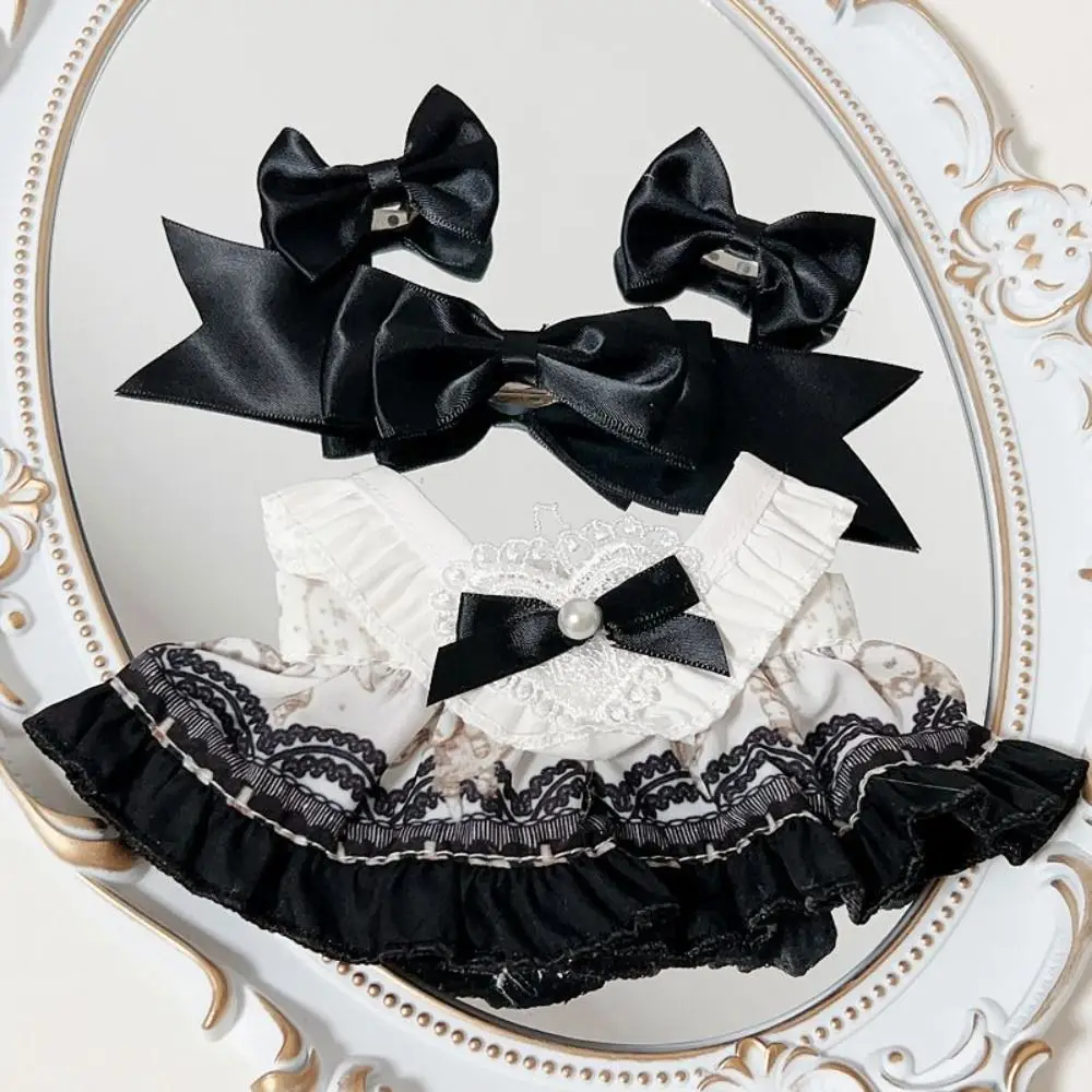 Girl Doll for 20cm Cute Stuffed Plush Idol Star Dolls White Gauze Skirt Toy Clothes Suit Accessory Anime Soft Kids Toys Gifts