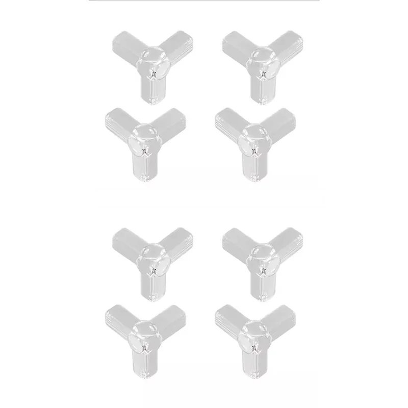 8-Pack Durable Soft Rubber Corner Protectors for Safety and Edge Protection