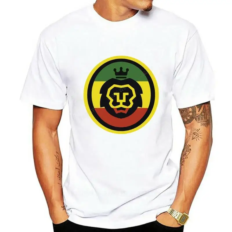 

Beach man tee shirt fashion print tees Camiseta Unisex de colores Rasta Lion rastafari Lion jamaiquino male cool short sleeve